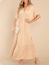 Load image into Gallery viewer, Women’s Small Geode Boho Maxi Dress in ‘Turkey Tail Mushroom Variation #2’