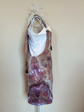 Load image into Gallery viewer, Women’s XXL Cotton/Linen Overall Shorts in ‘Brushed Steel Twist’