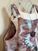 Load image into Gallery viewer, Women’s XXL Cotton/Linen Overall Shorts in ‘Brushed Steel Twist’