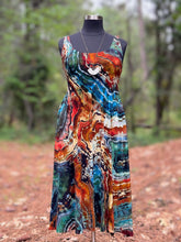 Load image into Gallery viewer, Custom Reverse Geode Ballet Dress with Pockets in ‘Rooster’ for Beverley