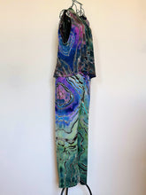 Load image into Gallery viewer, 2 Custom Reverse Geode Pajama Sets in ‘Abalone’ and 2 Bucket Hats for Kim