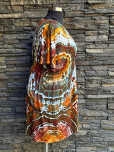 Load image into Gallery viewer, Women’s XXL Geode Kimono Style Dress in ‘Golden Hour’