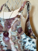 Load image into Gallery viewer, Women’s XXL Cotton/Linen Overall Shorts in ‘Brushed Steel Twist’