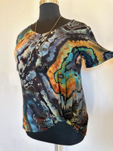 Load image into Gallery viewer, Custom Reverse Geode Twist Top in ‘Midnight Jasper’ for Susan