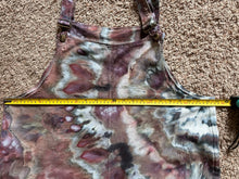 Load image into Gallery viewer, Women’s XXL Cotton/Linen Overall Shorts in ‘Brushed Steel Twist’