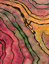 Load image into Gallery viewer, Women's 2X Reverse Geode Maxi Skirt in 'Gypsy Sky'