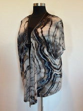 Load image into Gallery viewer, Custom Geode ‘Turkey Tail Mushroom’ Kimono and Reverse Geode Maxi Dress for Pamela
