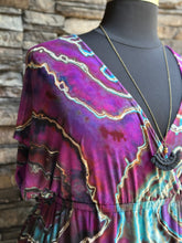 Load image into Gallery viewer, Custom Reverse Geode Surplice Maxi Dress for Julie