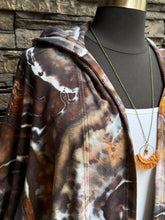 Load image into Gallery viewer, Custom Geode Athleta Hooded Cardigan with Thumbholes & Pockets in ‘Walls of the Cave’ for Jamie