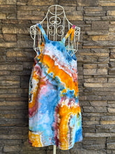 Load image into Gallery viewer, Women’s Large Geode Athletic Sleeveless Mini Dress with Built-in Shorts in ‘Desert Springs’