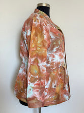 Load image into Gallery viewer, Women’s XL Upcycled Loft 100% Lyocell Cargo Jacket in ‘Lichen & Rust’