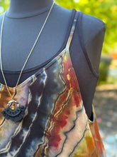 Load image into Gallery viewer, Custom Reverse Geode Harem Jumpsuit in ‘Midnight Jasper’ for Sherri
