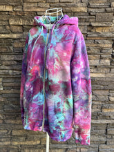 Load image into Gallery viewer, Men’s XL (but fits like a Women’s Large Tall) Upcycled J.Crew Sherpa Fleece Lined Zip-Up Hoodie in ‘Let It Grow’