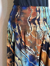 Load image into Gallery viewer, Custom Reverse Geode Cropped Pants in ‘Azurite’ for Carrie