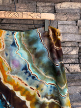 Load image into Gallery viewer, Women’s Medium/Large Reverse Geode 100% Rayon Slit Leg Palazzo Pants in ‘Desert Springs’