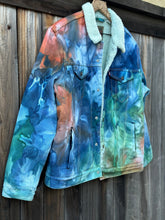 Load image into Gallery viewer, Custom Sherpa Lined Denim Jacket and Crewneck Sweatshirt for Austin