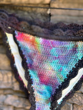Load image into Gallery viewer, Women’s Small Geode Crotchet Triangle Bikini in ‘Cosmic Eyes’