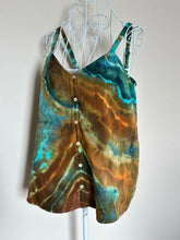 Load image into Gallery viewer, Custom Geode Tiered Maxi Skirt and Tank Top in ‘Boulder Turquoise’ for Lynn