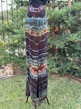 Load image into Gallery viewer, Custom Reverse Geode Women’s Rayon Reverse Geode Split Leg Pull On Pants for Jess