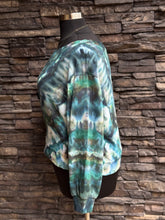 Load image into Gallery viewer, Custom Off Shoulder Sweatshirt in ‘Moss Agate’ for Ashley
