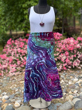 Load image into Gallery viewer, Women’s XXL Geode Maxi Skirt in ‘Mermaid Tail’