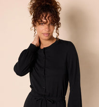 Load image into Gallery viewer, Women’s Medium Reverse Geode Terry Long Sleeved Jumpsuit in ‘Pinot Sage & Teal’