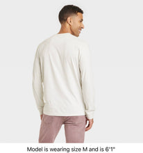 Load image into Gallery viewer, Men’s XL Geode Long Sleeved Henley in ‘Emerald Forest’