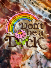 Load image into Gallery viewer, Custom Geode ‘Don’t Be A D*ck’ Lounge Set in ‘Rustic Rainbow’ for Amber