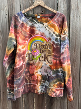 Load image into Gallery viewer, Custom Geode ‘Don’t Be A D*ck’ Lounge Set in ‘Rustic Rainbow’ for Amber