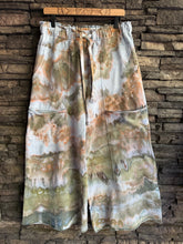 Load image into Gallery viewer, Women’s Large Upcycled 100% Cotton Wide-Leg Lounge Pants with Pockets & Drawstring in ‘Pewter’