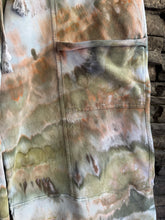 Load image into Gallery viewer, Women’s Large Upcycled 100% Cotton Wide-Leg Lounge Pants with Pockets & Drawstring in ‘Pewter’
