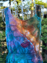 Load image into Gallery viewer, Women’s XXL Geode Elastic Waist Maxi Dress with Pockets in ‘Jewel Medley’