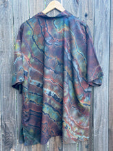 Load image into Gallery viewer, Custom Reverse Geode 100% Rayon Button Down Shirt in ‘Starling’ for Uncle Paul