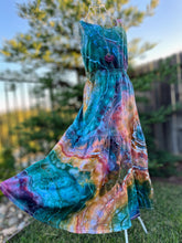 Load image into Gallery viewer, Custom Geode Maxi Dress and Gravity Spiral Tank Top for Georgia