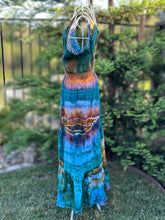 Load image into Gallery viewer, Women’s XXL Geode Elastic Waist Maxi Dress with Pockets in ‘Jewel Medley’