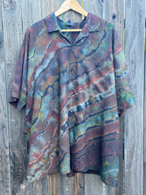 Load image into Gallery viewer, Custom Reverse Geode 100% Rayon Button Down Shirt in ‘Starling’ for Uncle Paul