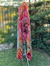 Load image into Gallery viewer, Custom Geode Tie Front Caftan in ‘Rustic Rainbow’ for Amanda