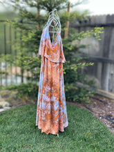 Load image into Gallery viewer, Custom 100% Rayon Flounce Maxi Dress for Kelsi