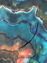 Load image into Gallery viewer, Custom Reverse Geode Lightweight Zip Up Hoodie in ‘Labradorite’ for Nix