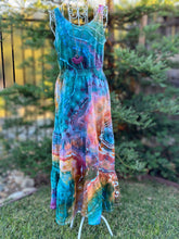 Load image into Gallery viewer, Custom Geode Maxi Dress and Gravity Spiral Tank Top for Georgia