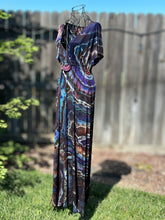 Load image into Gallery viewer, Custom Reverse Geode Surplice Maxi Dress for Eoin