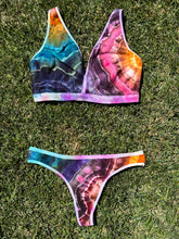 Load image into Gallery viewer, Custom Geode Cut-out Jumpsuit and 2 Geode Bralette and Thong Sets for Meaghan