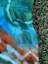 Load image into Gallery viewer, Women’s Large Geode Cropped Jumpsuit with Pockets in ‘Moorea Dreams’