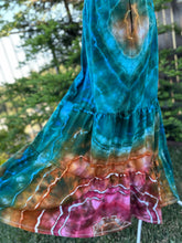 Load image into Gallery viewer, Women’s XXL Geode Elastic Waist Maxi Dress with Pockets in ‘Jewel Medley’