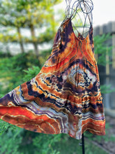 Load image into Gallery viewer, Custom Reverse Geode Sundress in ‘Silk Banded Lace Agate’ for Jessica