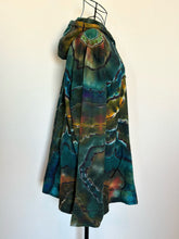 Load image into Gallery viewer, Custom Reverse Geode Lightweight Zip Up Hoodie in ‘Labradorite’ for Nix