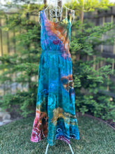 Load image into Gallery viewer, Women’s XXL Geode Elastic Waist Maxi Dress with Pockets in ‘Jewel Medley’