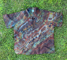 Load image into Gallery viewer, Custom Reverse Geode 100% Rayon Button Down Shirt in ‘Starling’ for Uncle Paul