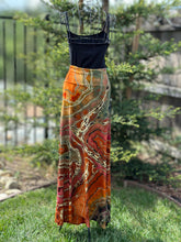 Load image into Gallery viewer, 2 Custom Reverse Geode Maxi Skirts for ‘Imahoptimist’