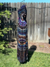 Load image into Gallery viewer, Custom Reverse Geode Surplice Maxi Dress for Eoin